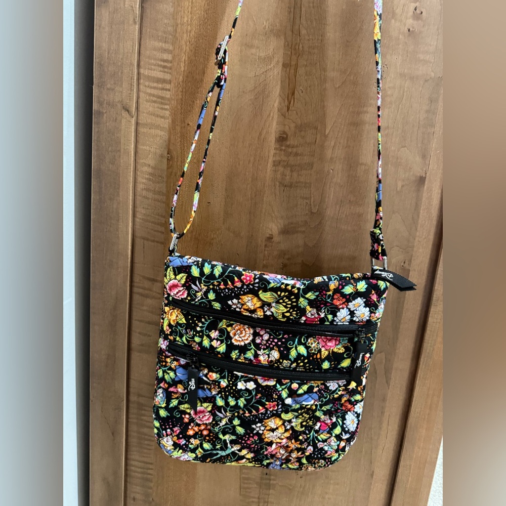 Vera Bradley Disney 100 Triple Zip Hipster crossbody bag Limited edition
